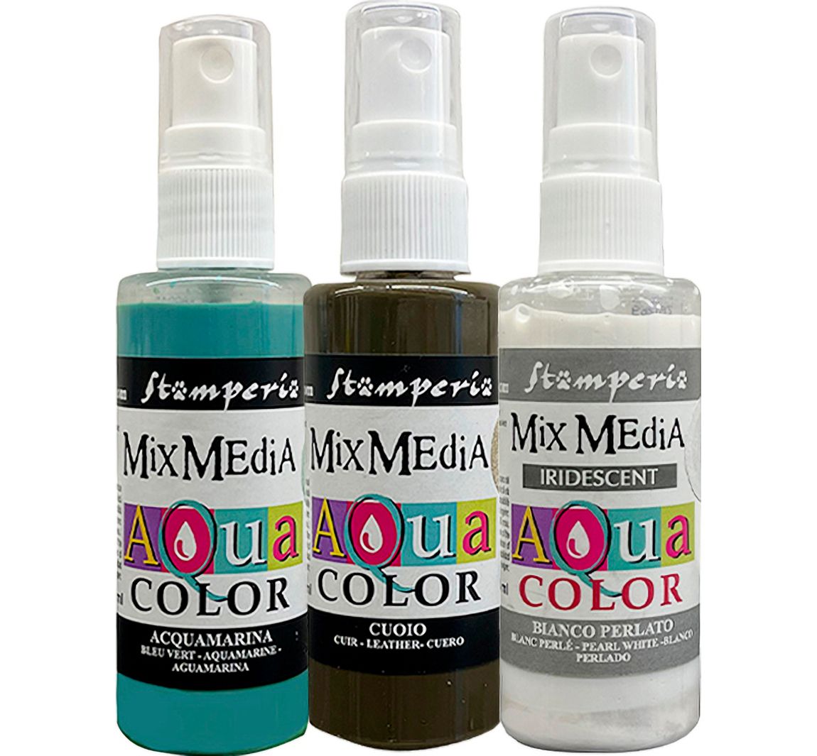 Stamperia Aquacolor "Dewdrops", 3er-Set