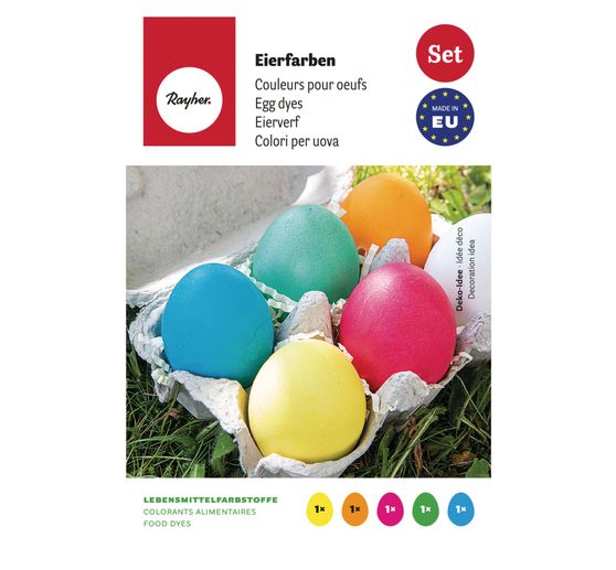 Eierfarben-Set mit 5 Farben