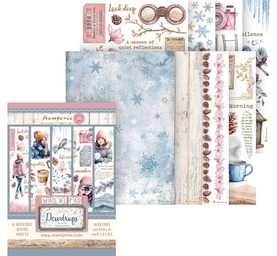 Washi Pad "Dewdrops"
