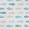 Cotton fabric "Fish", acrylic coated