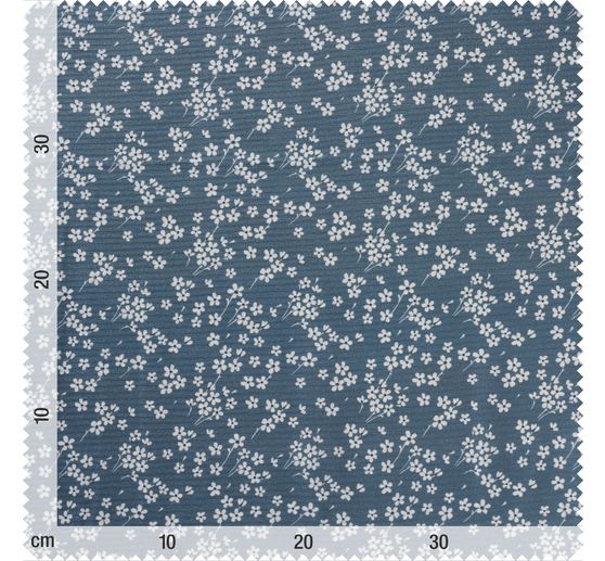 Cotton fabric "Milflores", acrylic coated