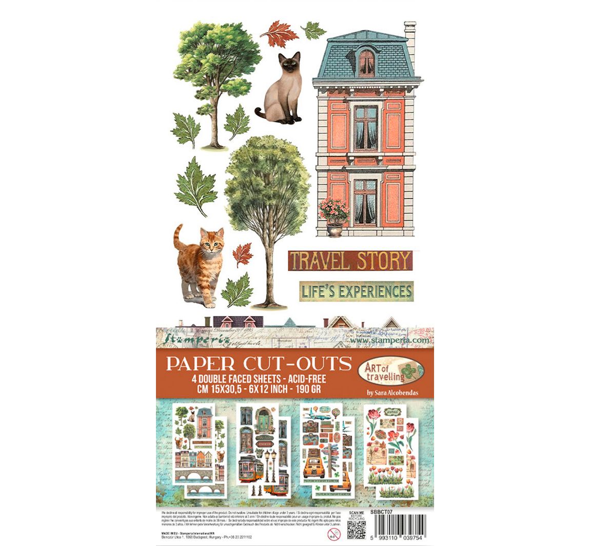 Paper Cut-Outs Art of Travelling
