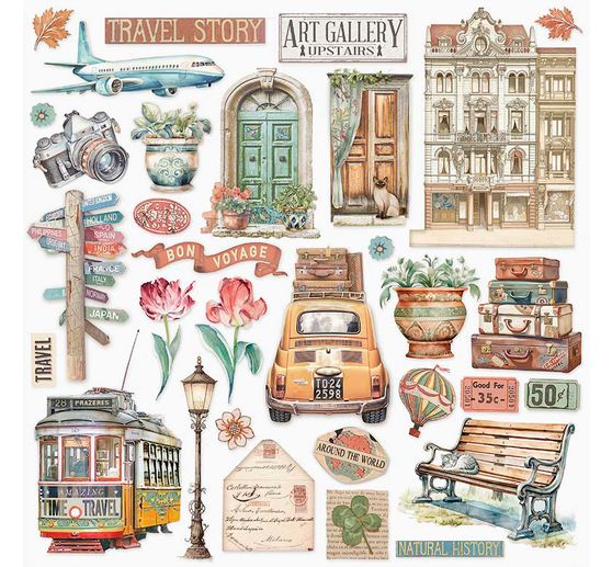 Scrapbook-Block "Art of Travelling"