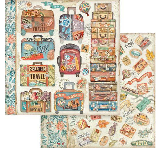 Scrapbook-Block "Art of Travelling"