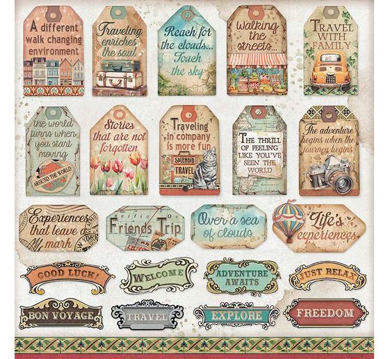 Scrapbook-Block "Art of Travelling"