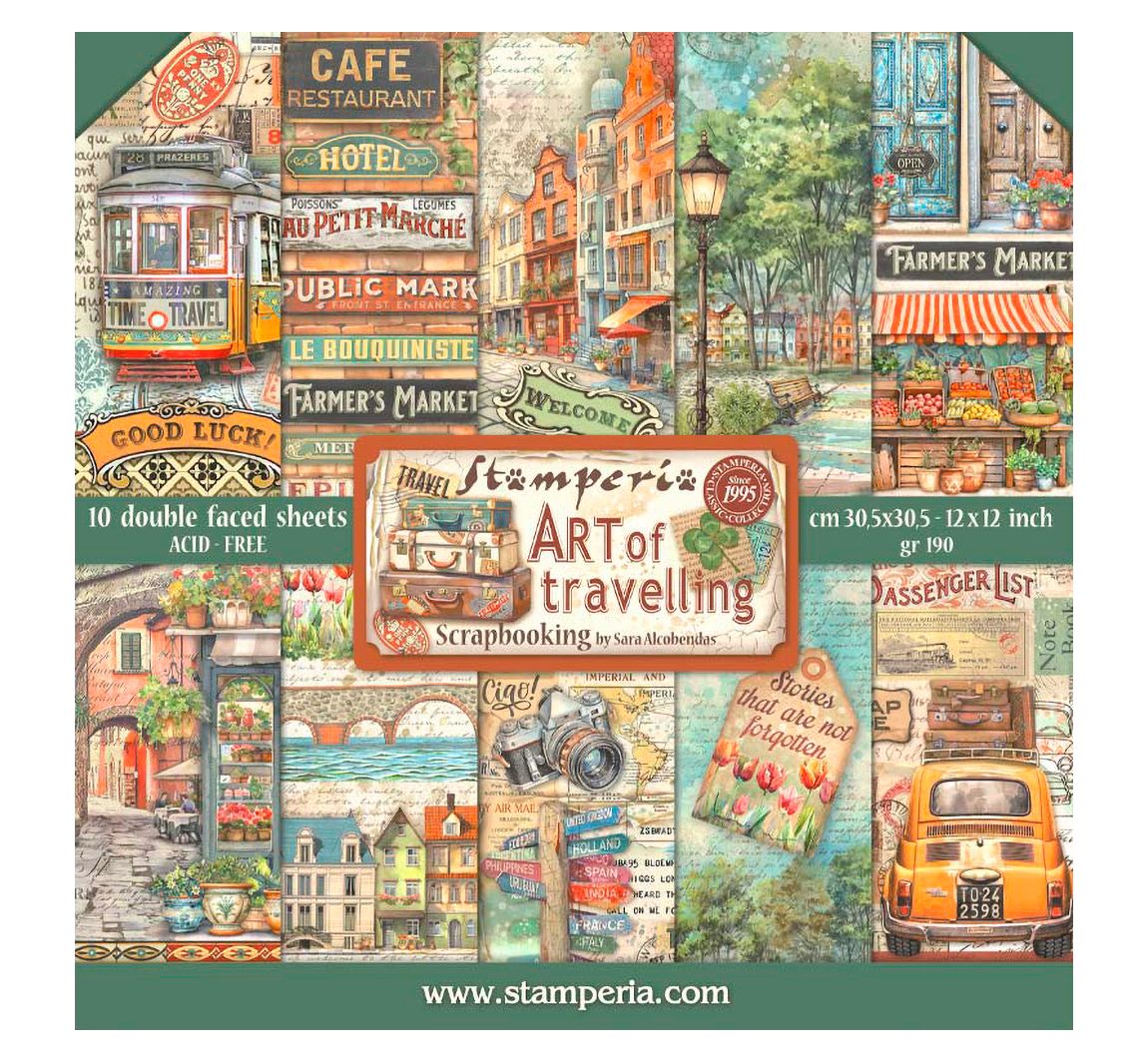 Scrapbook-Block "Art of Travelling"