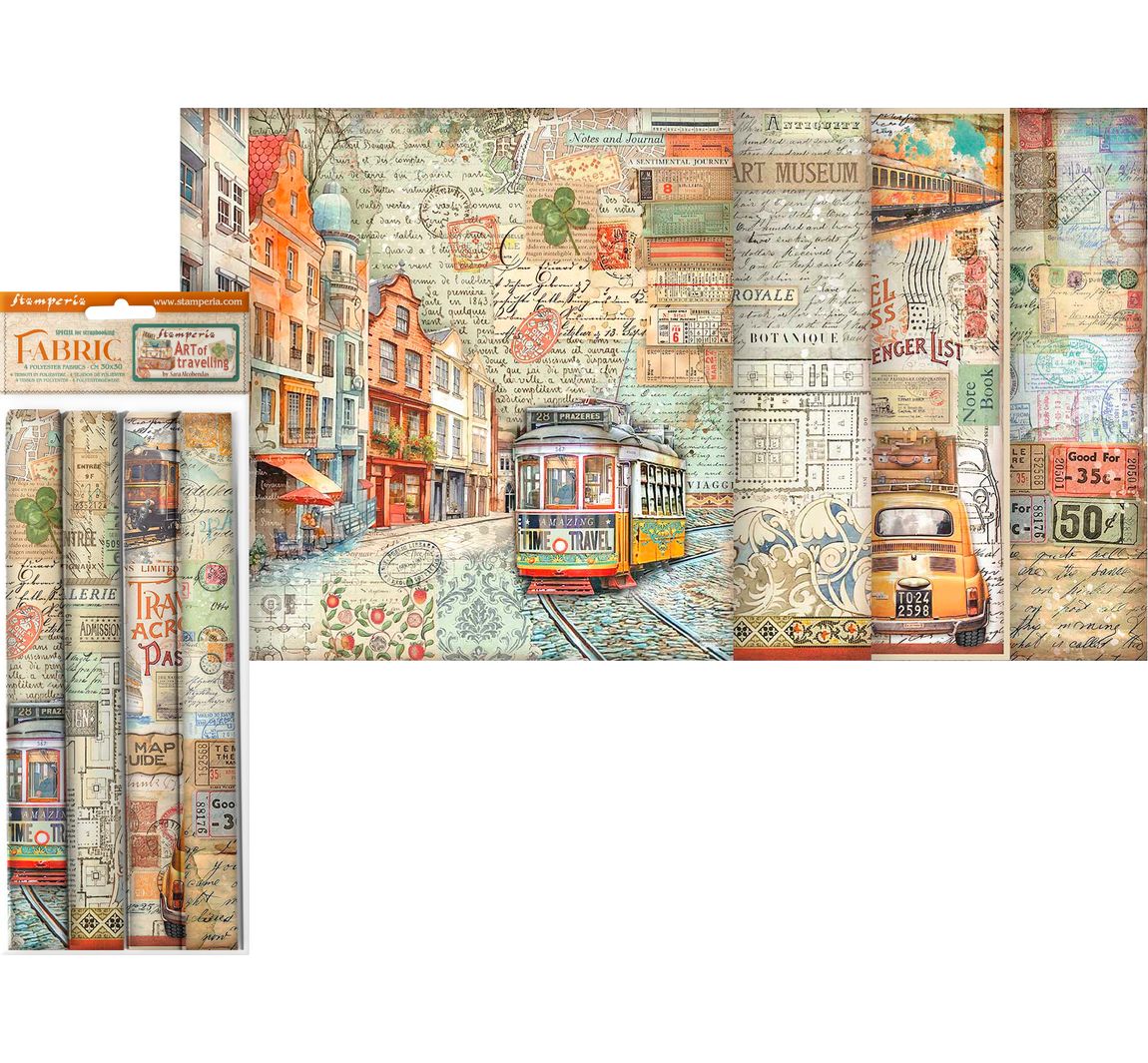 Stoffpaket Art of Traveling