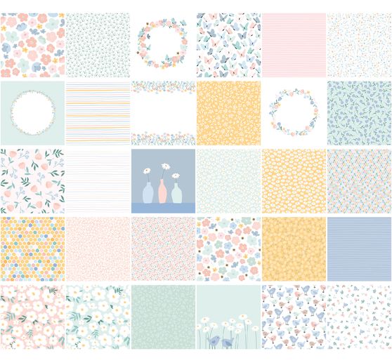 Scrapbook block "Sweet Garden"