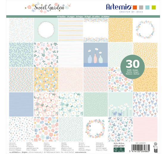Scrapbook block "Sweet Garden"
