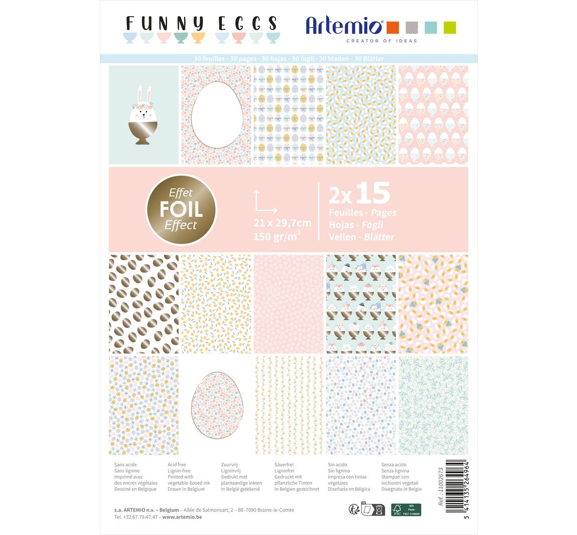Papier-Block "Funny Eggs"
