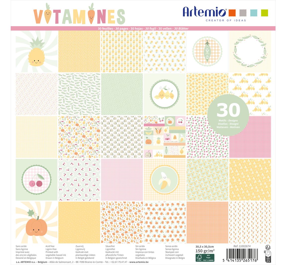 Scrapbook-Block "Vitamine"