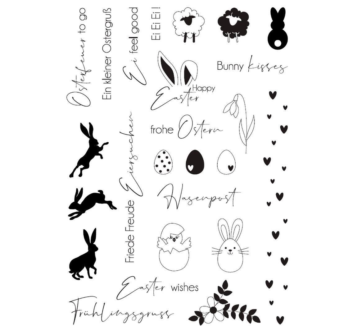 VBS Silikonstempel "Happy Easter"