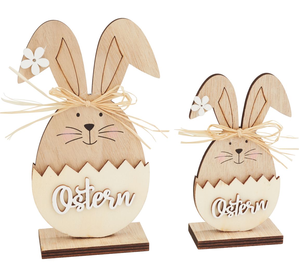VBS Holz-Steckmotiv "Easter bunnies"