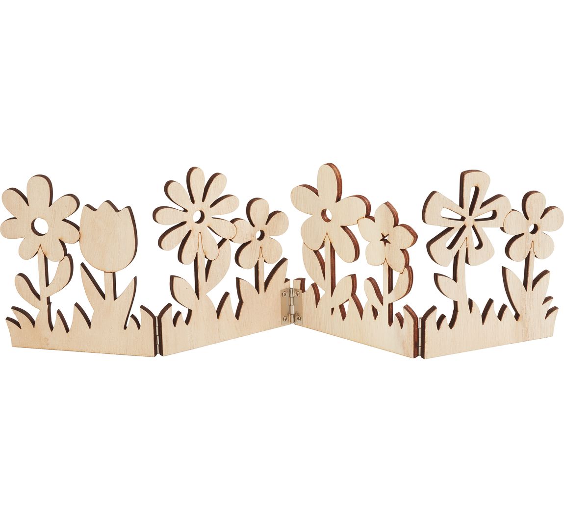 VBS Holz-Silhouette "Blumen"