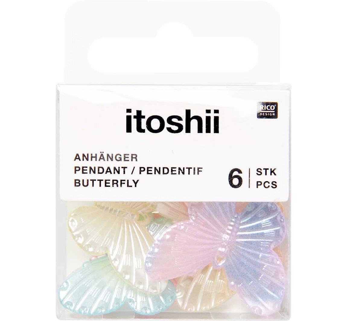 itoshii Perlen-Set "Schmetterlinge", Rainbow Pearl Mix