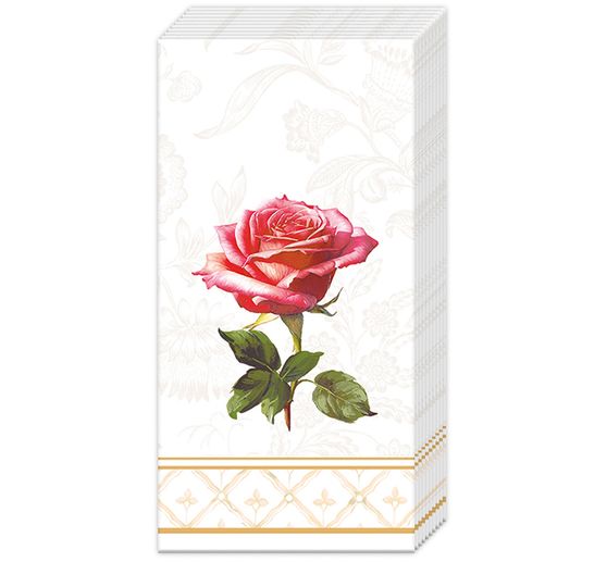 Paper handkerchiefs "Lovely Rose"