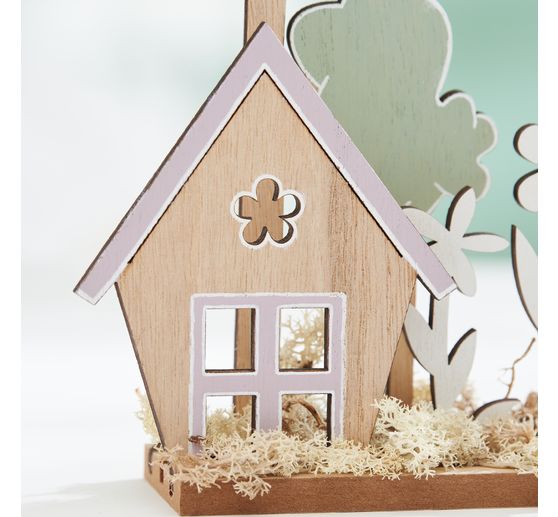 VBS Holz-Steckmotiv "Haus im Grünen"