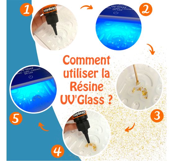 UV-Gießharz "Cléopâtre Resin UV'Glass"