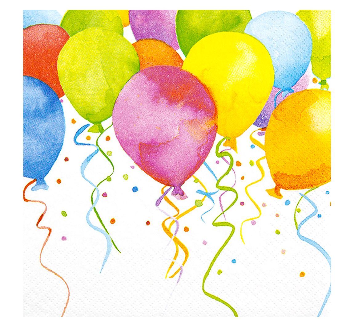 Serviette"Ballon Party"
