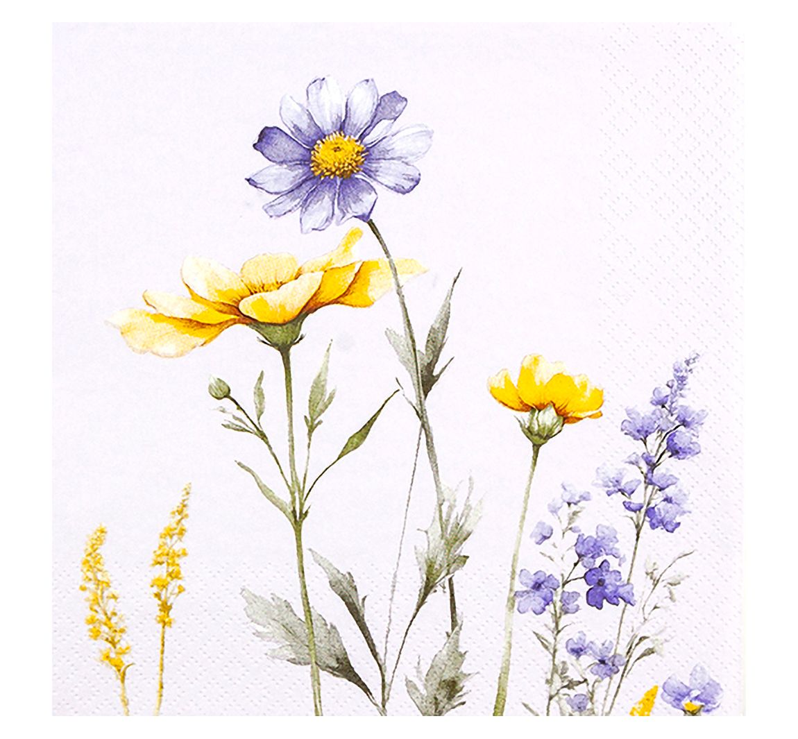Serviette "Blüten Mix"