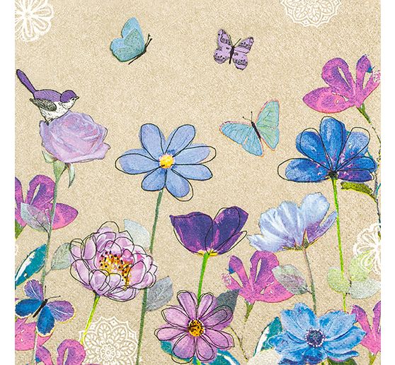 Serviette "Frühlingstreffen"