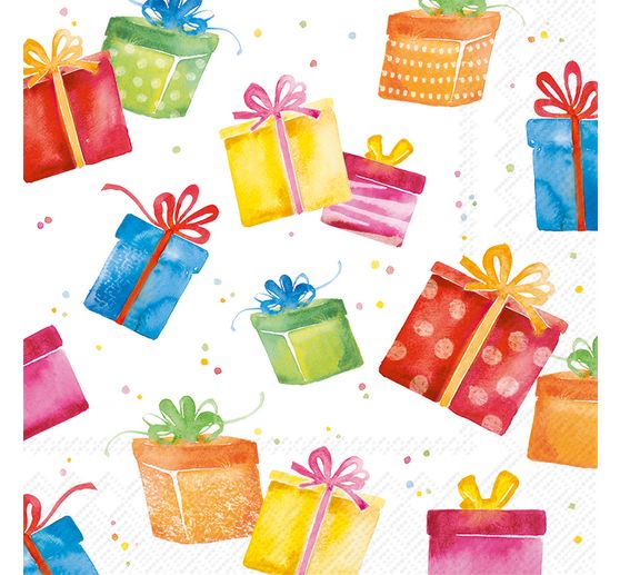 Serviette "Birthday Presents"