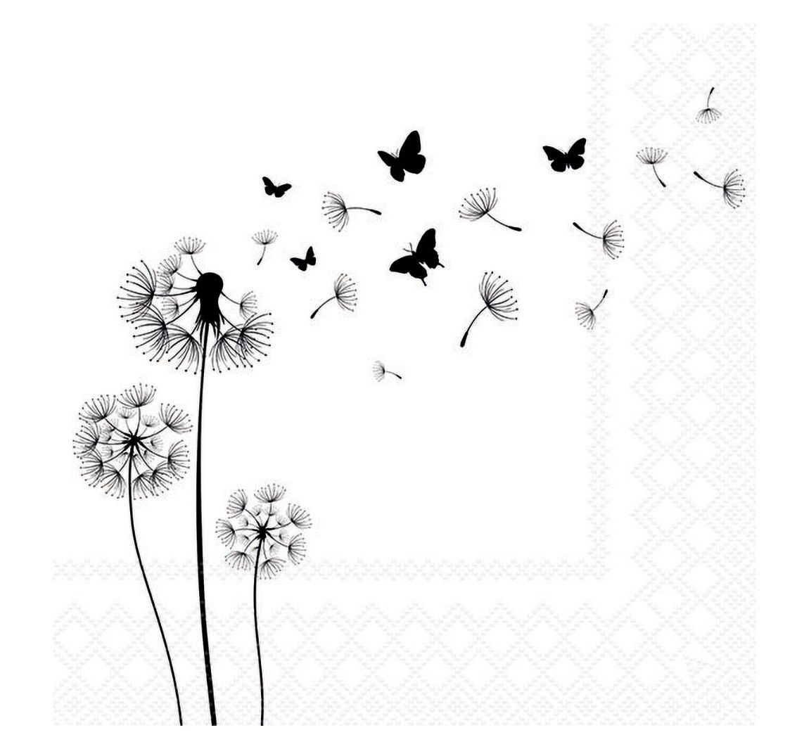 Serviette "Blowing Away"