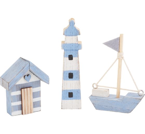Holzdeko-Set "Maritim"