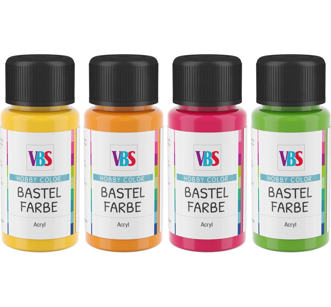 VBS Bastelfarben-Set "Blooming Spring"