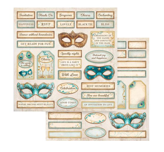Scrapbook-Block "Masquerade"
