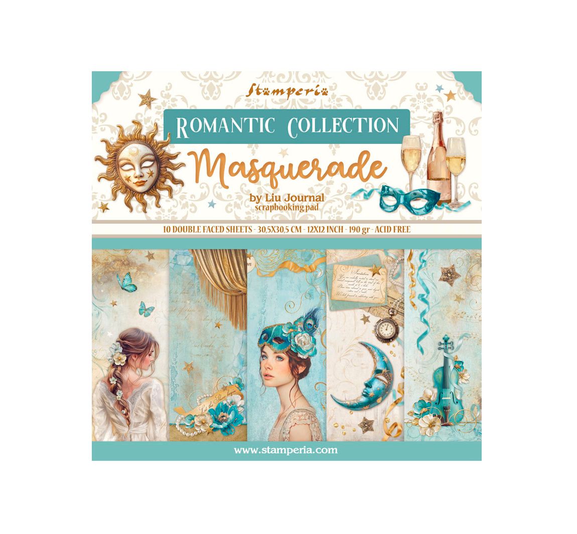 Scrapbook-Block "Masquerade"