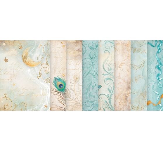 Motiv-Strohseide Backgrounds "Masquerade"