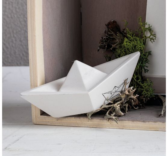 Silikon Gießform "Origami Boote"