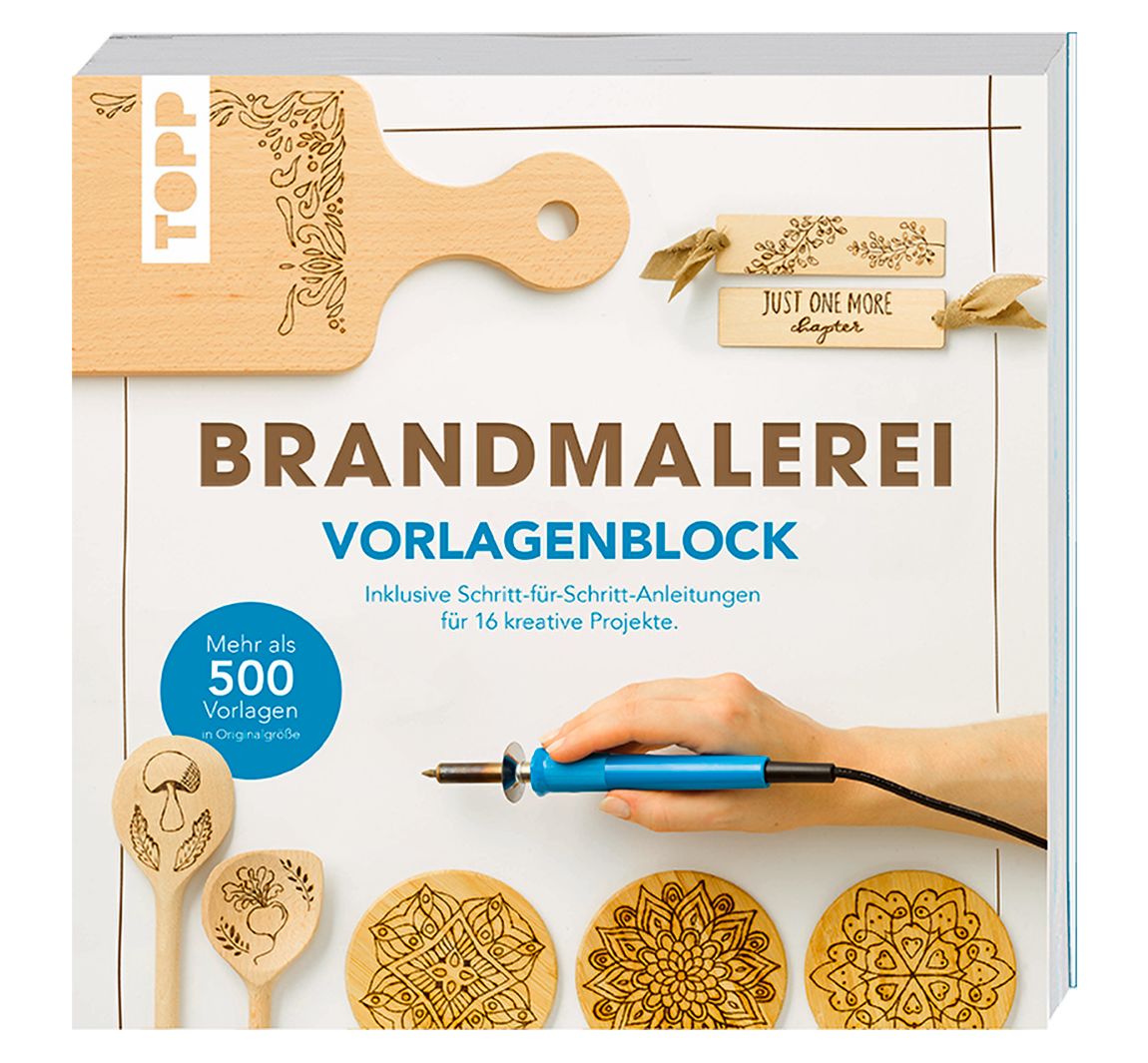 Buch Brandmalerei. Vorlagenblock.