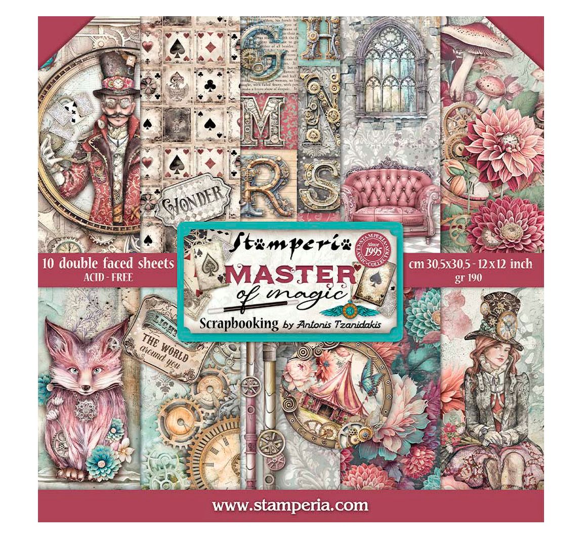 Stamperia Scrapbook-Block "Master Of Magic"