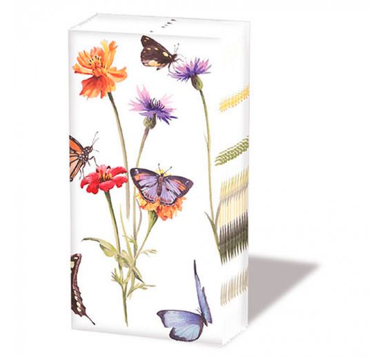 Paper handkerchiefs "Butterfly garden"