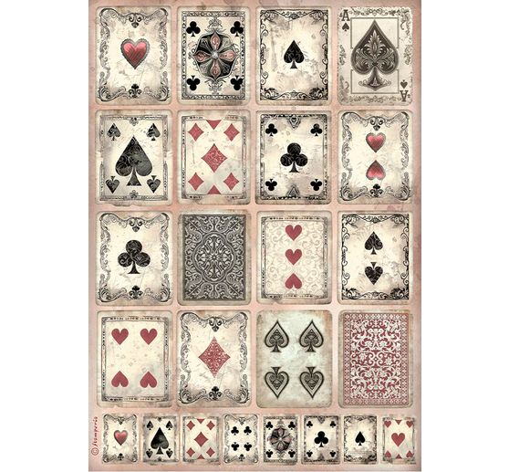Motif straw silk "Master of Magic Cards"