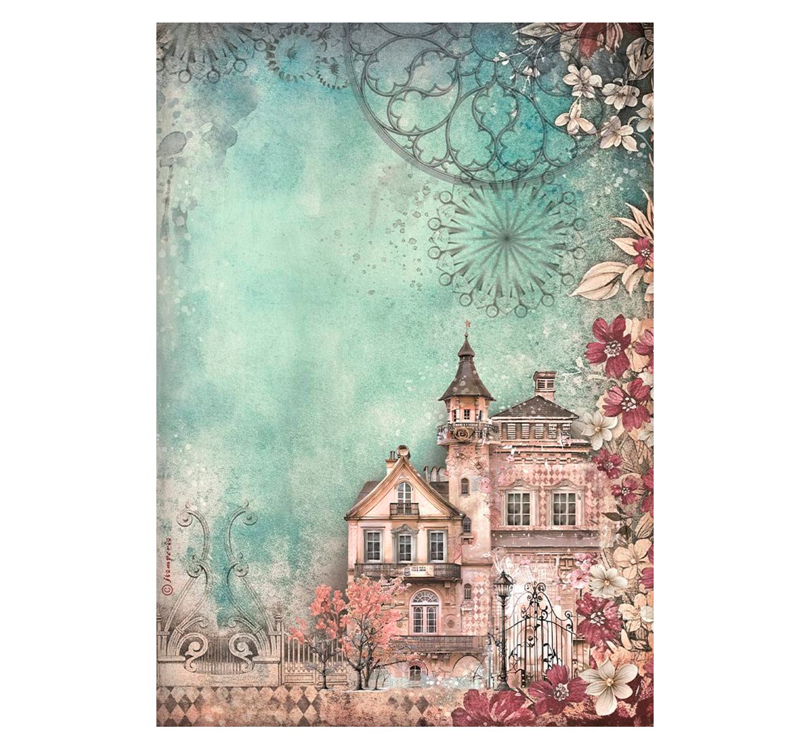 Motiv-Strohseide "Master of Magic House"