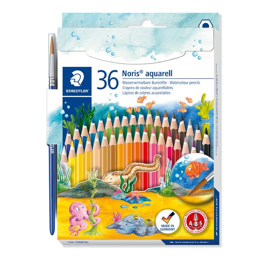 Staedtler Noris Aquarell-Buntstifte, 36er Set