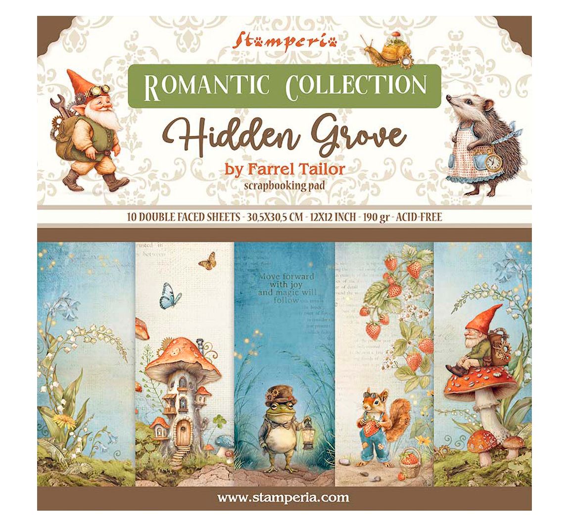 Scrapbook-Block "Hidden Grove"