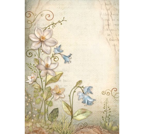 Motiv-Strohseide Backgrounds "Hidden Grove"