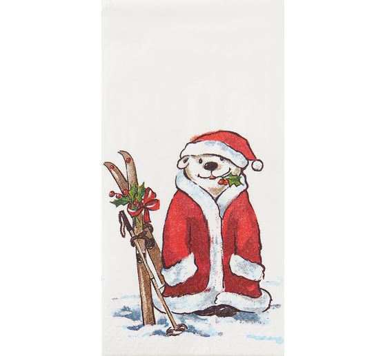 Papiertaschentücher "Eisbär Santa"