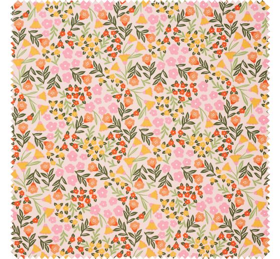 Baumwoll-Stoff "Flowers Color Crush"