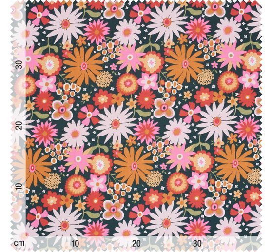 Baumwoll-Stoff "Flower Power"