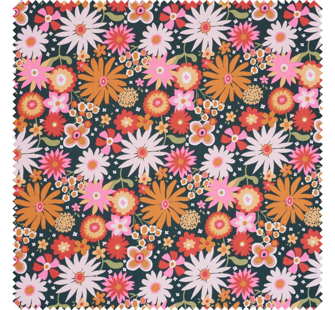 Baumwoll-Stoff "Flower Power"