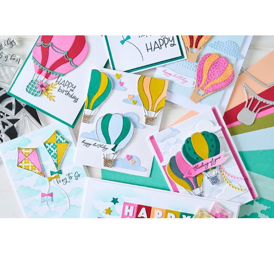 Sizzix Framelits Punching template "Sky's the Limit by Catherine Pooler"