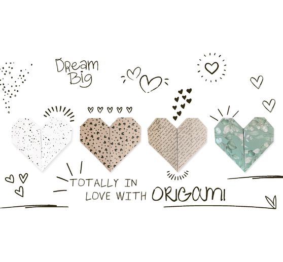 Faltblätter "With Love"
