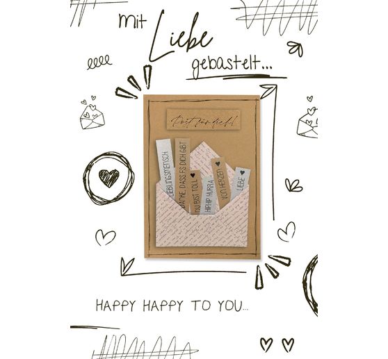 Faltblätter "With Love"