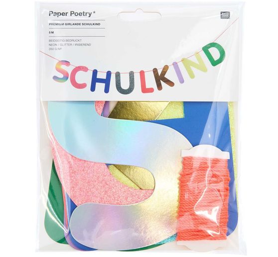 Girlande "Schulkind"