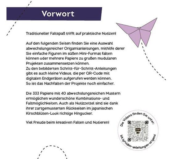 Buch "333 Origami Minis - Kirschblütenfest"